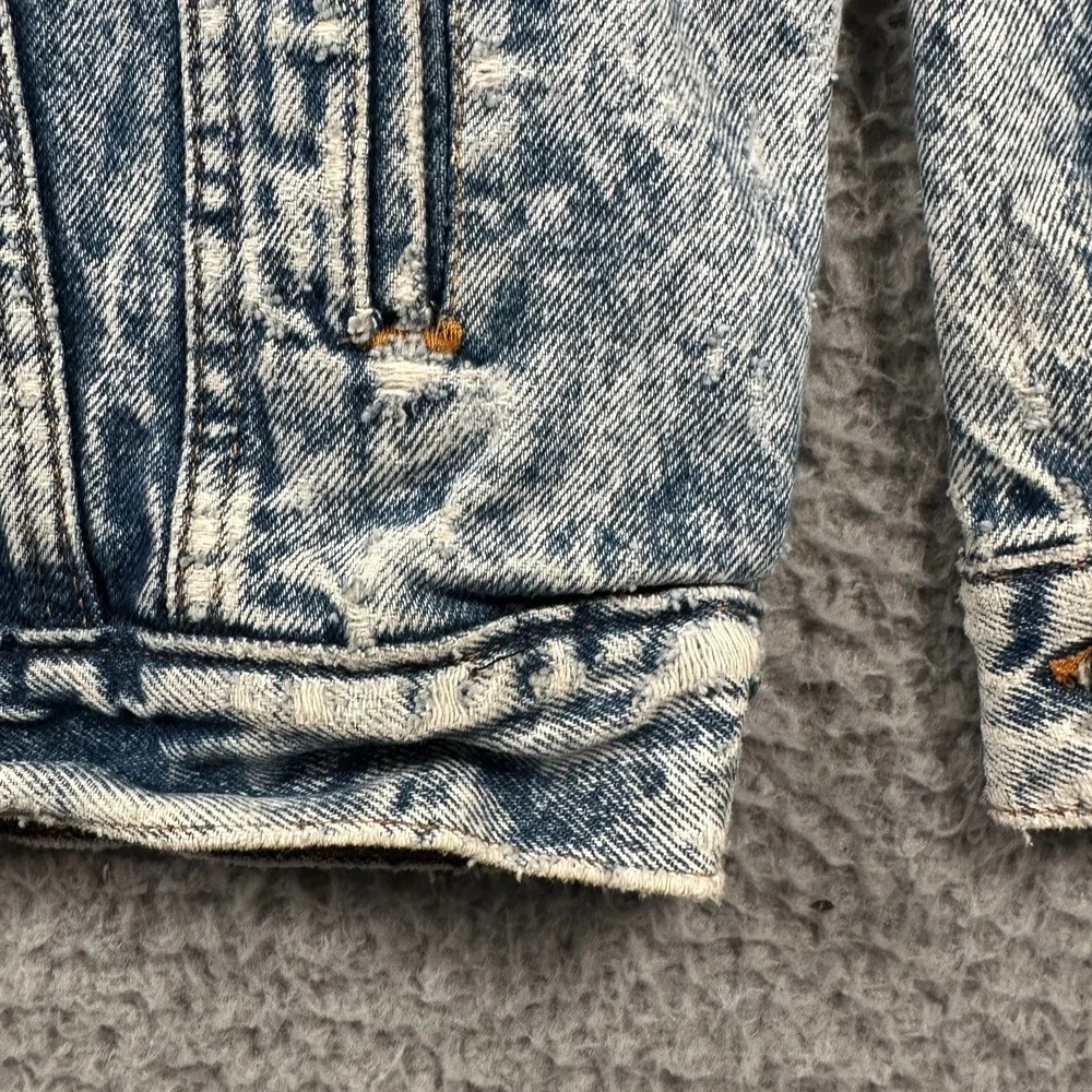Vtg Levi's Jacket Mens Medium Acid Wash Denim Trucker‎ 70507 0219  USA  1980's